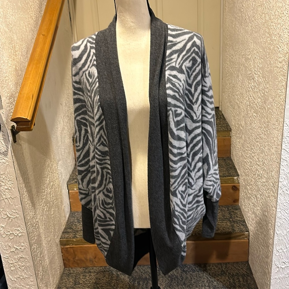 NWOT Boutique Animal Print Cardigan